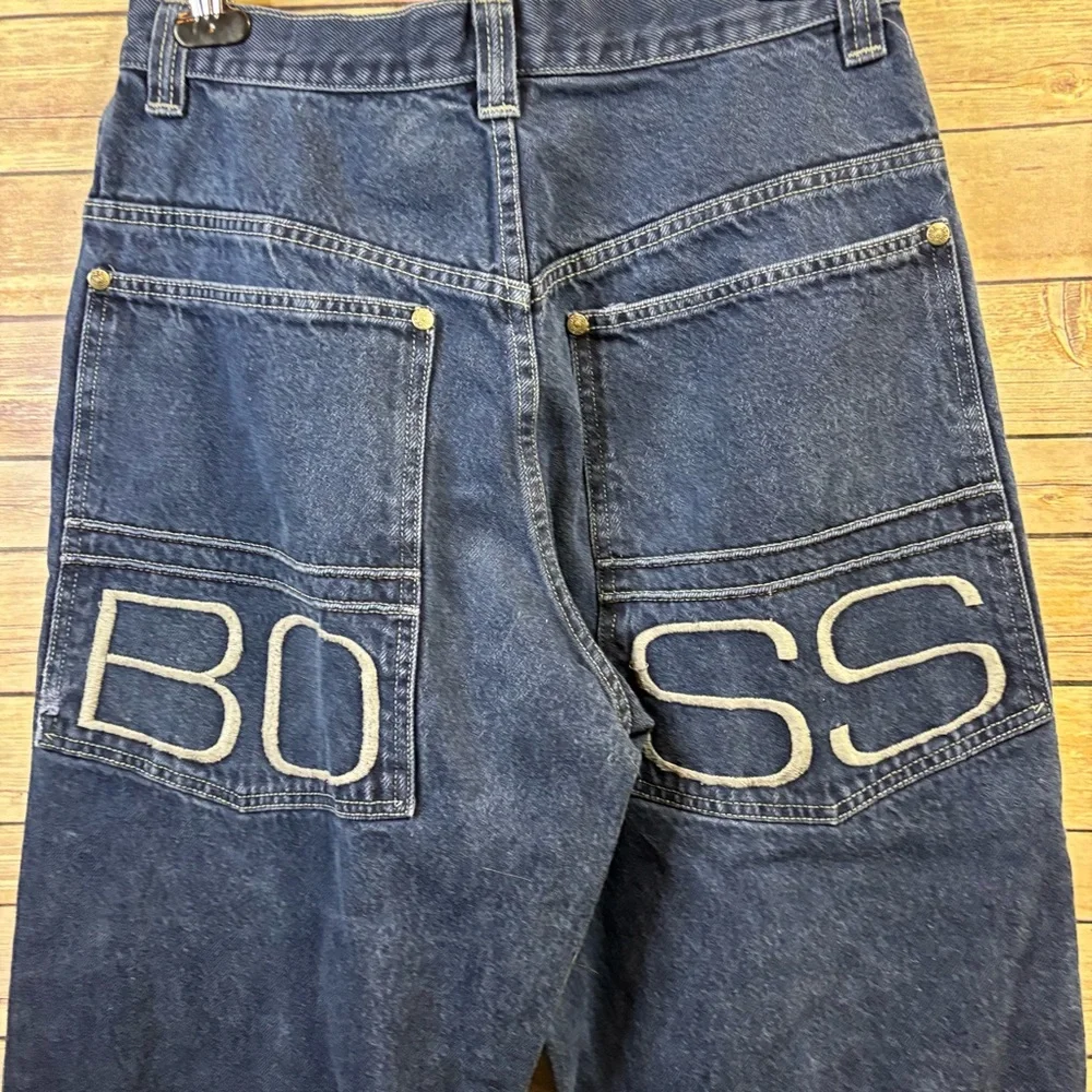 VTG 90s Boss by I.G. Design Baggy Carpenter Jeans Sz 32 x 32
